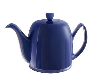  Чайник заварочный с ситечком на 6 чашек, голубой, керамика, Salam Blue Gourmet Palais Des Thés